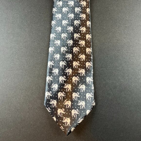 The First Elephant Silk Tie - Picture 4 of 6
